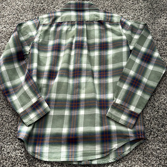 Like New Janie & Jack Plaid Button Down Shirt Size 8 - Picture 5 of 7